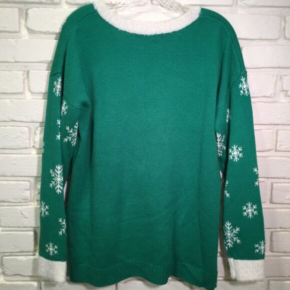 Ugly Christmas Sweater Glass on a Reindeer Themed L - Picture 3 of 5